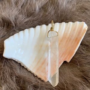 Beautiful Lemurian Crystal Pendant